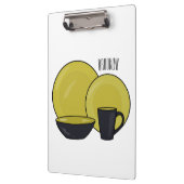 Porte-bloc Illustration du jeu de produits de table (Gauche)