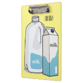 Porte-bloc Illustration du lait (Gauche)