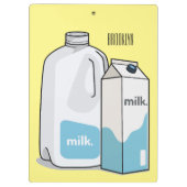 Porte-bloc Illustration du lait (Dos)