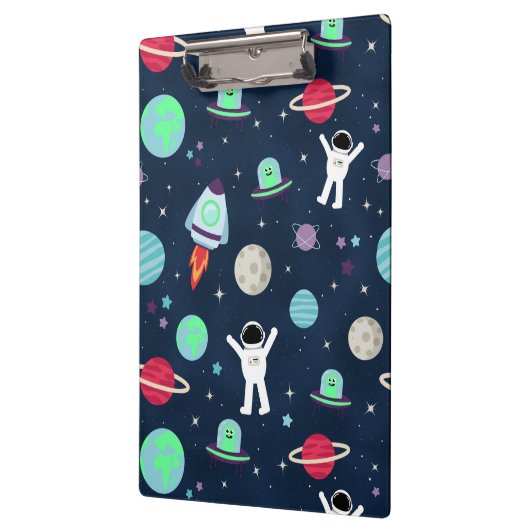 Porte-bloc Illustration du Motif spatial (Gauche)