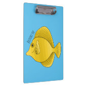 Porte-bloc Illustration du poisson-tang jaune (Swatch)