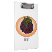 Porte-bloc Illustration du pudding de Noël (Swatch)