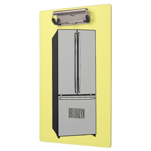 Porte-bloc Illustration du réfrigérateur de porte française (Gauche)