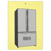 Porte-bloc Illustration du réfrigérateur de porte française (Dos)