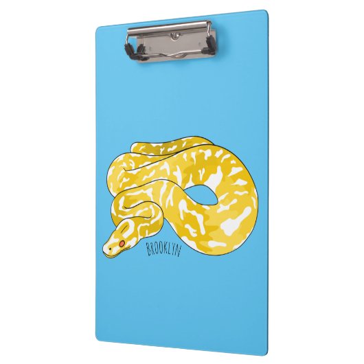 Porte-bloc Illustration du serpent python birman (Gauche)