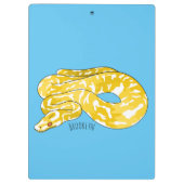 Porte-bloc Illustration du serpent python birman (Dos)