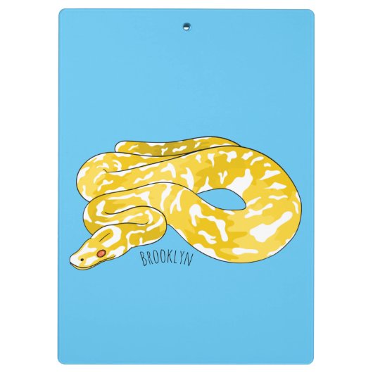 Porte-bloc Illustration du serpent python birman (Dos)