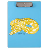 Porte-bloc Illustration du serpent python birman (Devant)