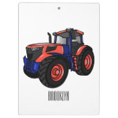 Porte-bloc Illustration du tracteur (Dos)