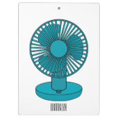 Porte-bloc Illustration du ventilateur (Dos)