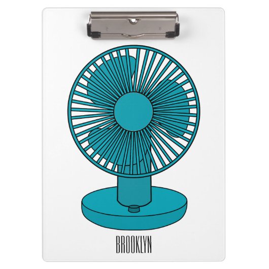 Porte-bloc Illustration du ventilateur (Devant)