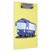 Porte-bloc Illustration d'un bus moderne bleu mignon (Swatch)