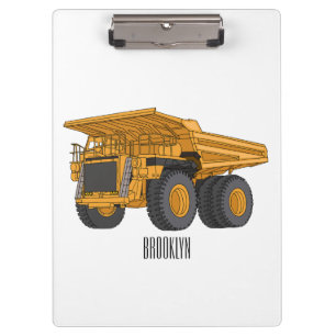 Porte-bloc Illustration d'un camion à grande échelle