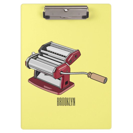 Porte-bloc Illustration d'un fabricant de pâtes alimentaires (Devant)