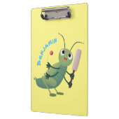 Porte-bloc Illustration d'un insecte du cricket vert mou (Gauche)