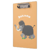 Porte-bloc Illustration d'un mammouth laineux mou (Gauche)