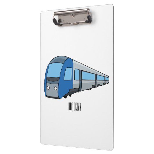 Porte-bloc Illustration d'un train électrique (Gauche)