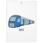 Porte-bloc Illustration d'un train électrique (Dos)