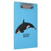 Porte-bloc Illustration d'une baleine tueuse (Swatch)