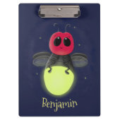 Porte-bloc Illustration d'une luciole à éclair mignon (Devant)