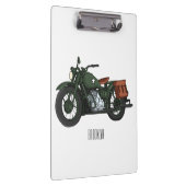 Porte-bloc Illustration d'une moto de croiseur militaire (Swatch)