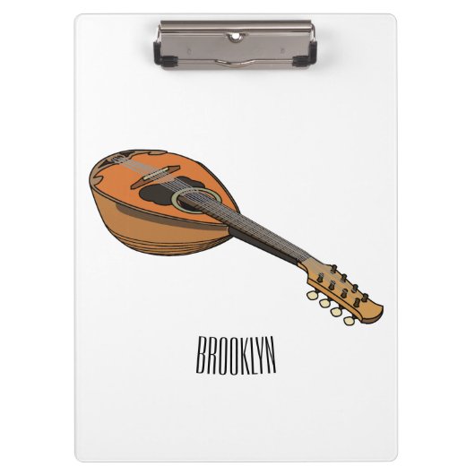 Porte-bloc Illustration en mandoline (Devant)