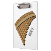 Porte-bloc Illustration Pan flûte / panpipes (Gauche)
