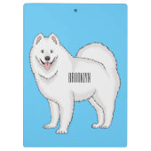 Porte-bloc Illustration Samoyed dog (Dos)