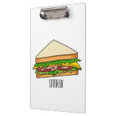 Porte-bloc Illustration Sandwich (Gauche)