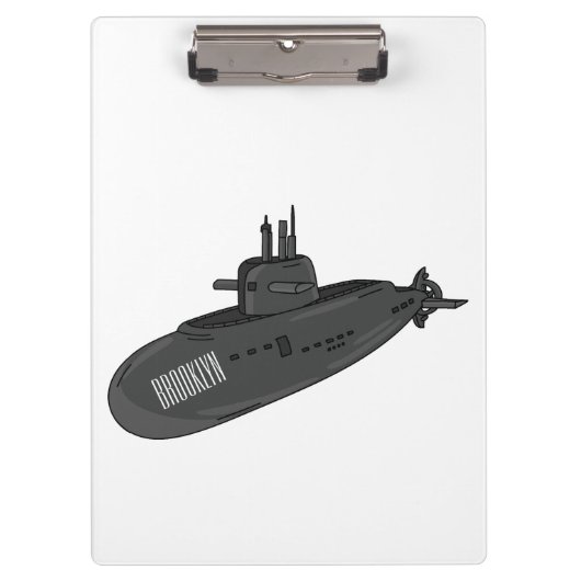 Porte-bloc Illustration sous-marine (Devant)