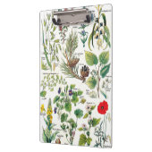 Porte-bloc Illustrations botaniques - usines de Larousse (Gauche)