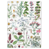 Porte-bloc Illustrations botaniques - usines de Larousse (Dos)