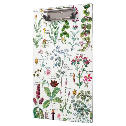 Porte-bloc Illustrations botaniques - usines de Larousse (Gauche)