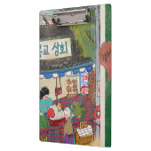 Porte-bloc illustré – Motif coloré (Gauche)