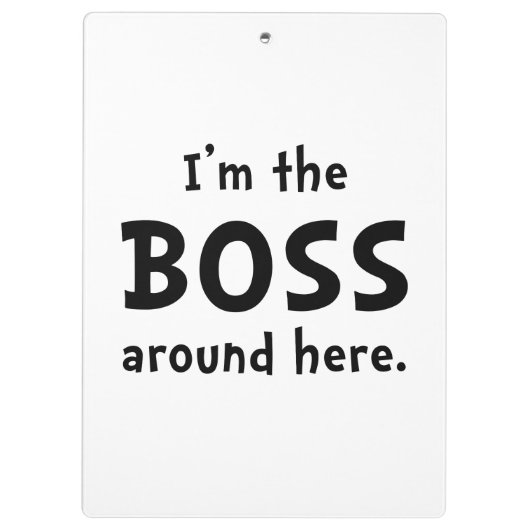 Porte-bloc Im le patron (Dos)