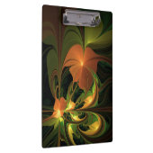 Porte-bloc Imaginaire Plante Abstrait rouille verte Brown fra (Swatch)