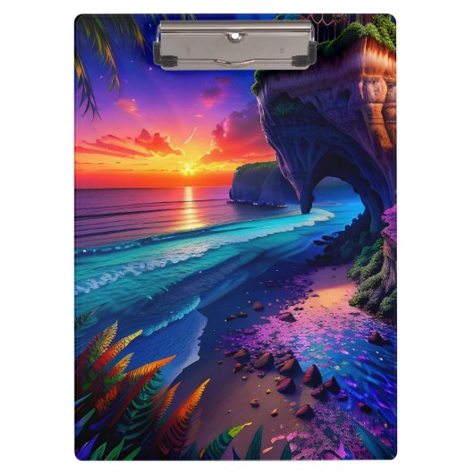 Porte-bloc Imaginaire Tropical Beach Four (Devant)