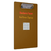 Porte-bloc Immobilier Brown (Swatch)