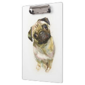 Porte-bloc Impression carlin face | Chien de Carlin mignon (Gauche)
