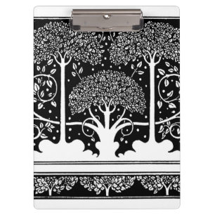Porte-bloc Impression de motif d'arbre Art Nouveau d'Aubrey B