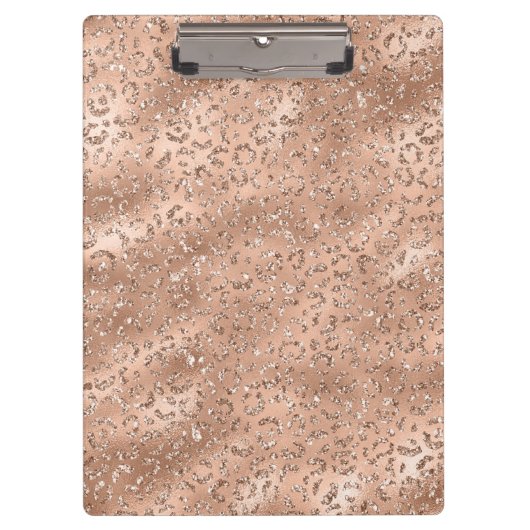 Porte-bloc Impression de motif de peau de léopard guépard noi (Devant)