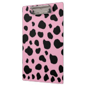 Porte-bloc Impression de vache, Motif de vache, Spots de vach (Gauche)