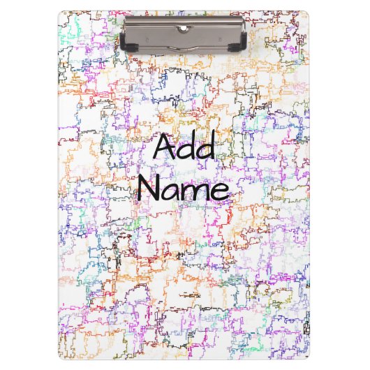 Porte-bloc Impression des lignes de dessin manuel (Devant)