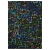 Porte-bloc Impression des lignes de dessin manuel (Dos)