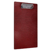 Porte-bloc Impression en cuir rouge Lizard (Swatch)