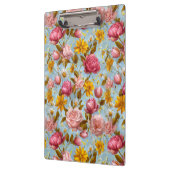 Porte-bloc Impression florale de style antique (Gauche)