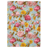 Porte-bloc Impression florale de style antique (Dos)