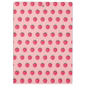 Porte-bloc Impression fraise (Dos)