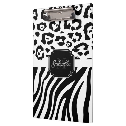 Porte-bloc Impression Lepard / Impression Zebra (Gauche)