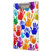 Porte-bloc Impression manuelle colorée (Gauche)